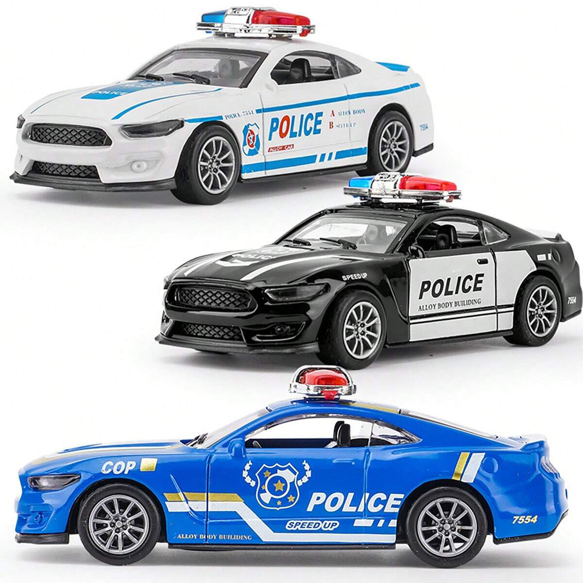 Kids Toys Cars - Döküm Alaşımlı Model Araba Geri Çekmeli