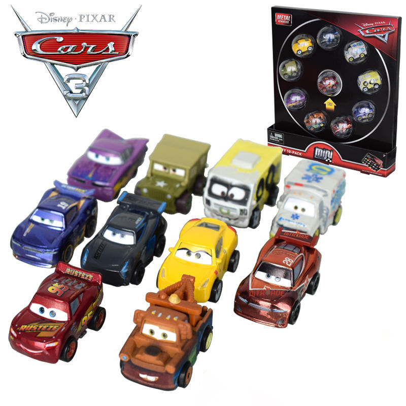 Kids Toys 10 Year Old - Disney Pixar Arabalar Mini Yarışçılar 10'lu