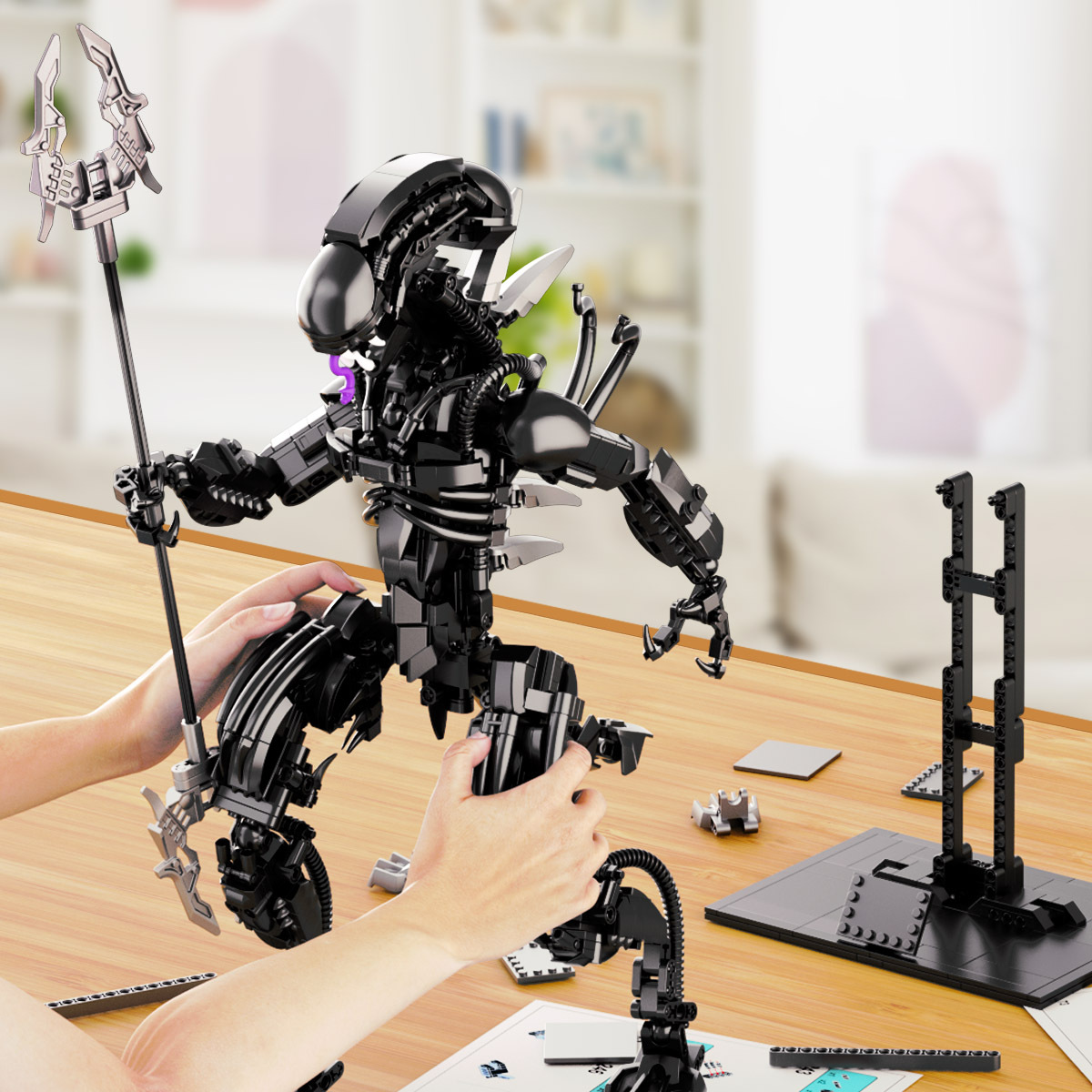 Xenomorph Kids Toys - Uzaylı oyuncak seti Xenomorph Predator Aksiyon