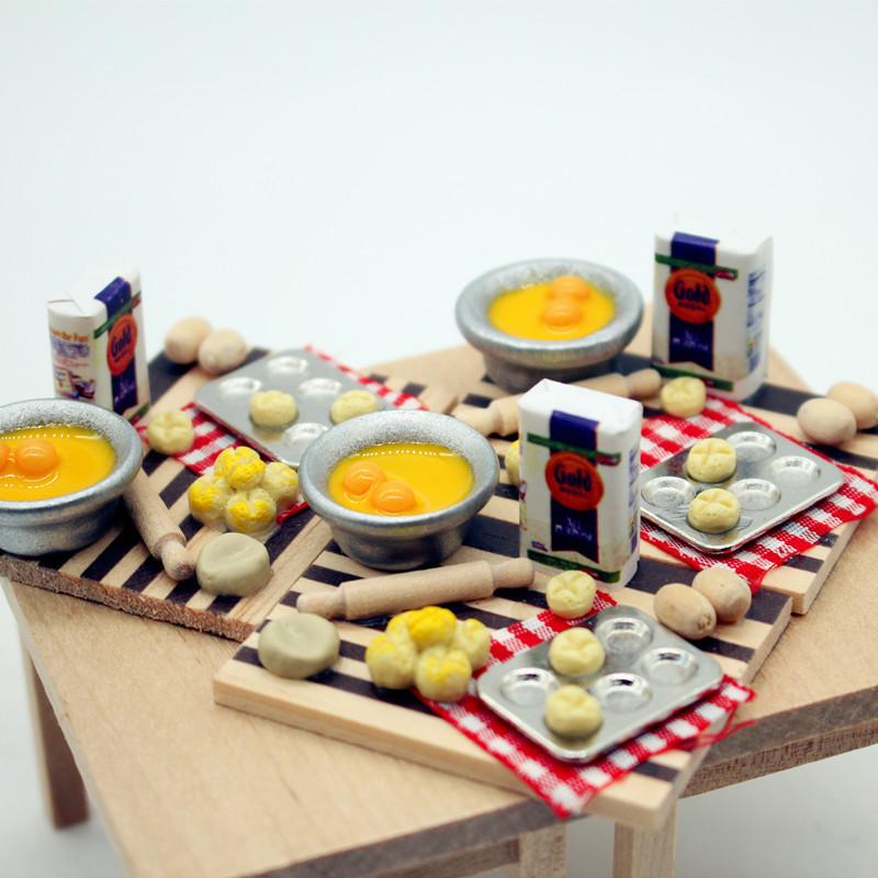 Kids Toys Play Egg - Dollhouse Gıda Oyuncak Pasta Yapma İstasyonu