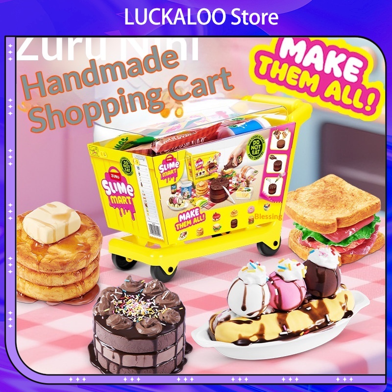 Kids Toys Kitchen Set - Zuru Mini Slime Mart Alışveriş Arabası