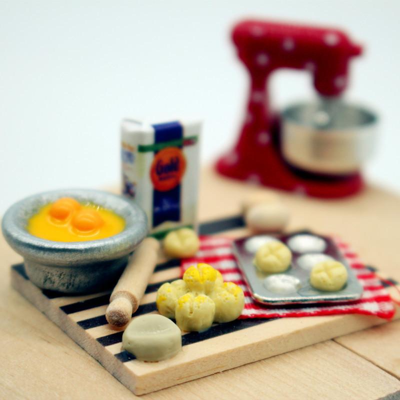 Kids Toys Play Egg - Dollhouse Gıda Oyuncak Pasta Yapma İstasyonu