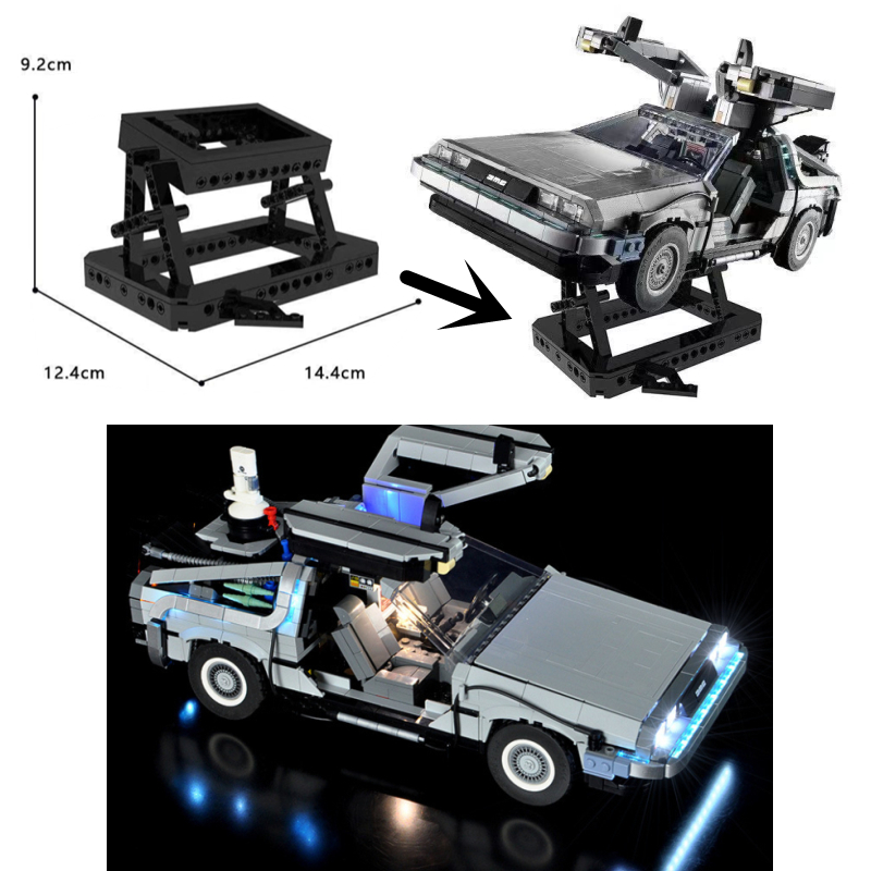 Lego Building Blocks - DeLorean 110394 için MOC LED ışık