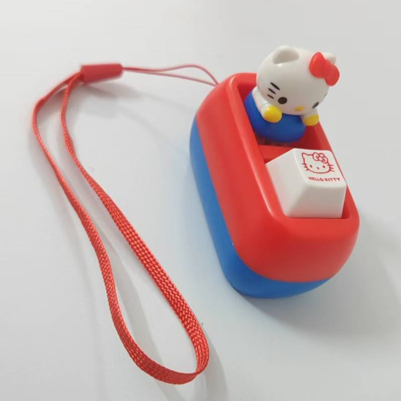 Kids Toys Japan - Hello Kitty Kaydedilebilir Sesli Düğme Anahtarlık