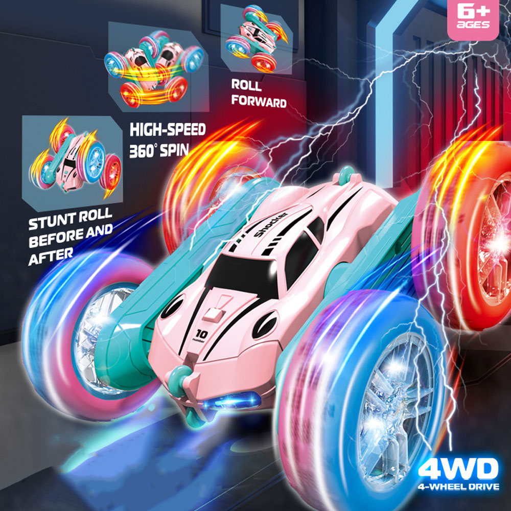 Kids Toys Vehicle - 2.4G RC Akrobasi Arabası Elektrikli Uzaktan