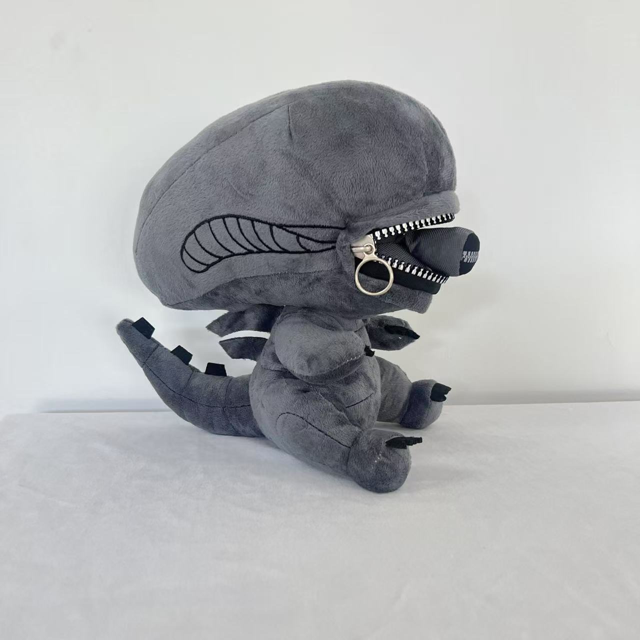 Xenomorph Kids Toys - Uzaylı Xenomorph Peluş Oyuncak Fermuarlı Karikatür
