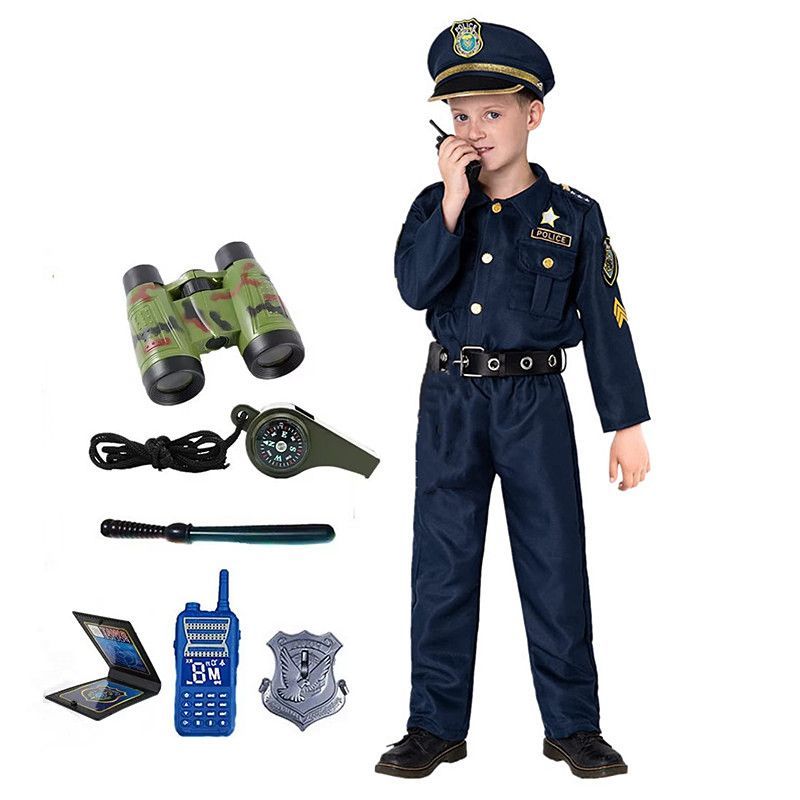 Kids Toys Set - 3-12Y Sevimli Amerikan Çocuk Polis Memuru
