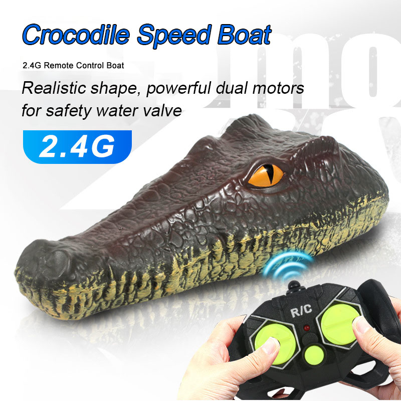 Kids Toys Under $10 - Gerçekçi Timsah ve Python RC Tekne