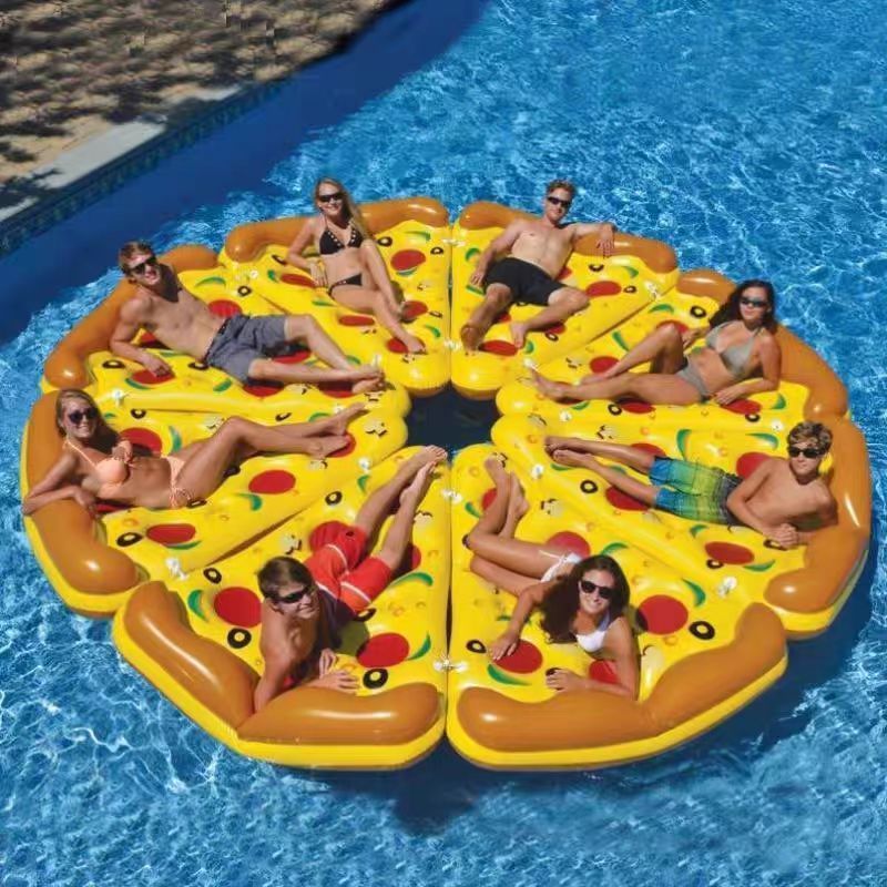 Kids Toys Manufacturers - Premium PVC Pizza Şeklinde Havuz Şişme