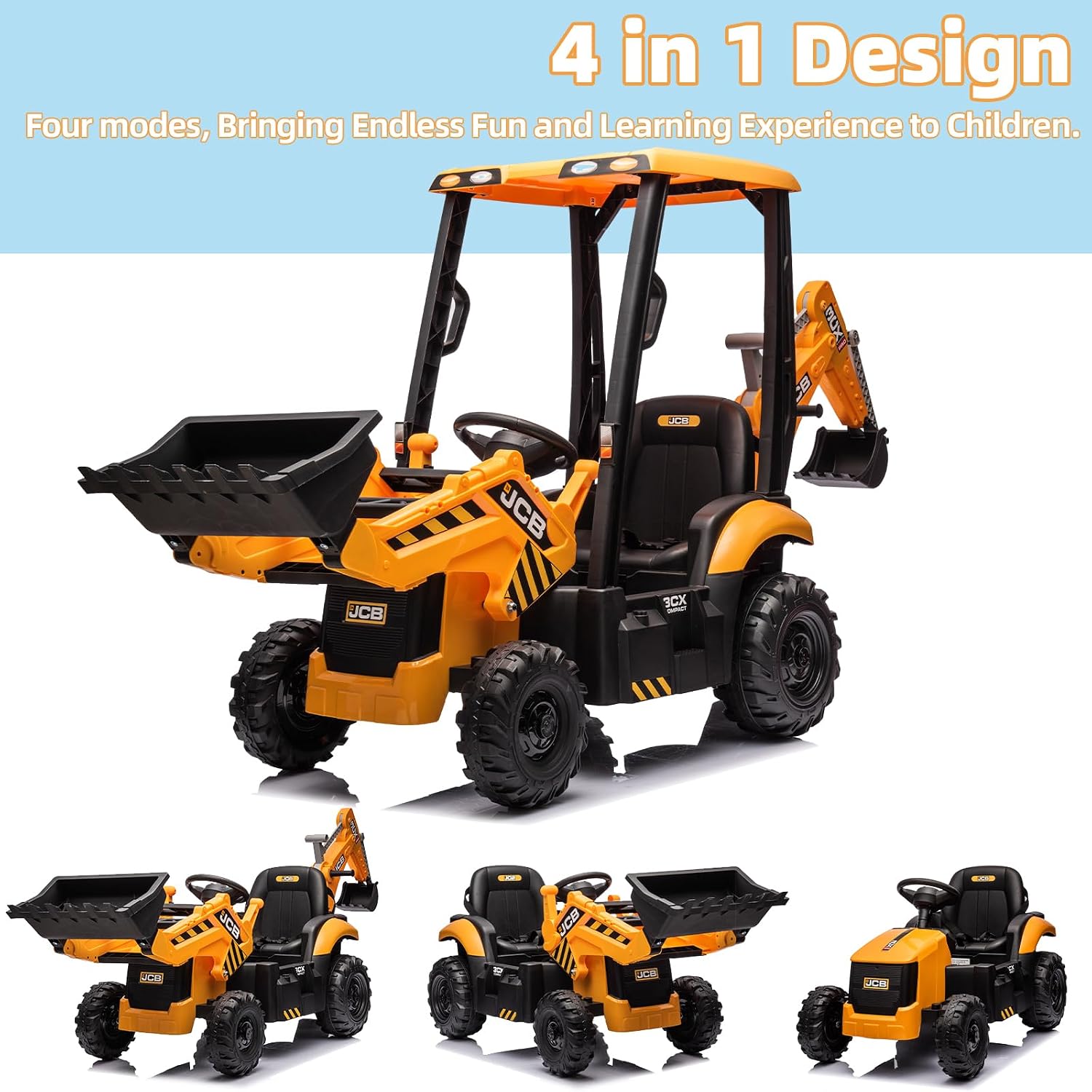 Resmi Lisanslı JCB 12V Çocukla - Kids Toys Jcb incelemesi ve fiyatı