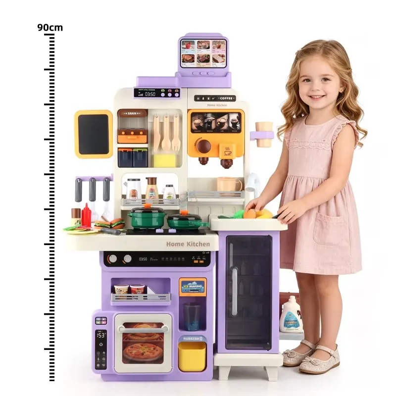 90cm Büyük Çocuklar İçin Işıkl - Kids Toys Kitchen Set incelemesi ve fiyatı
