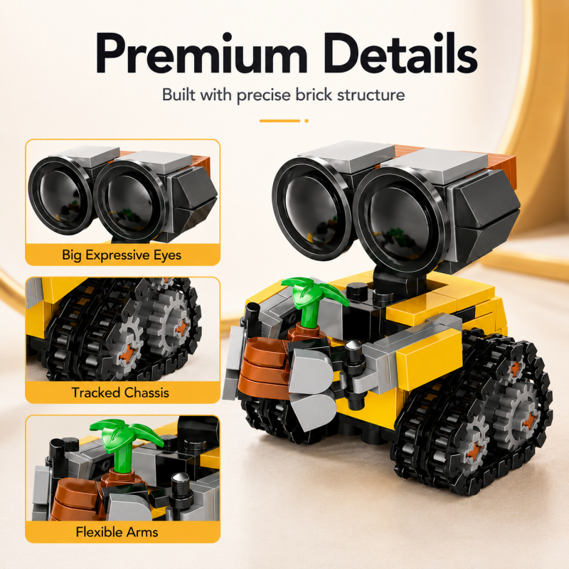 Mini Robot Yapı Blokları Seti, - Lego Building Blocks incelemesi ve fiyatı