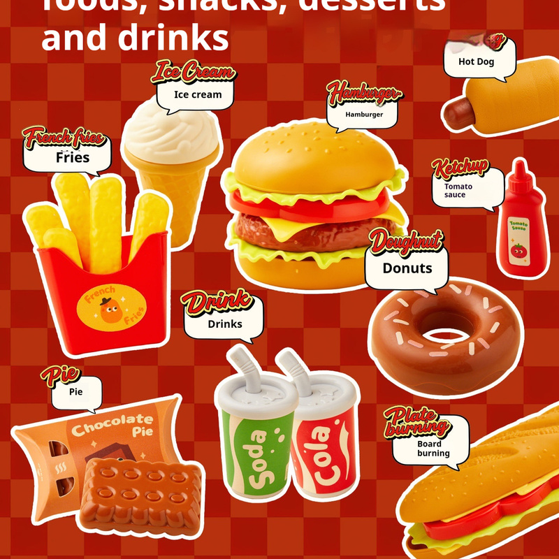 Mideer Çocuk Burger Oyun Seti  - Kids Toys Kitchen Set incelemesi ve fiyatı
