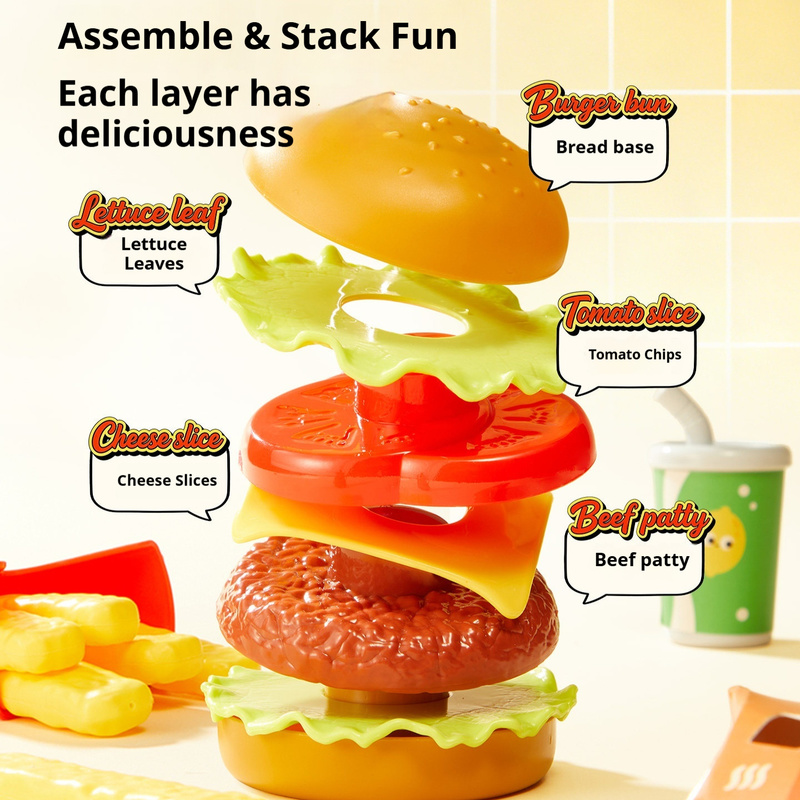 Mideer Çocuk Burger Oyun Seti  - Kids Toys Kitchen Set incelemesi ve fiyatı