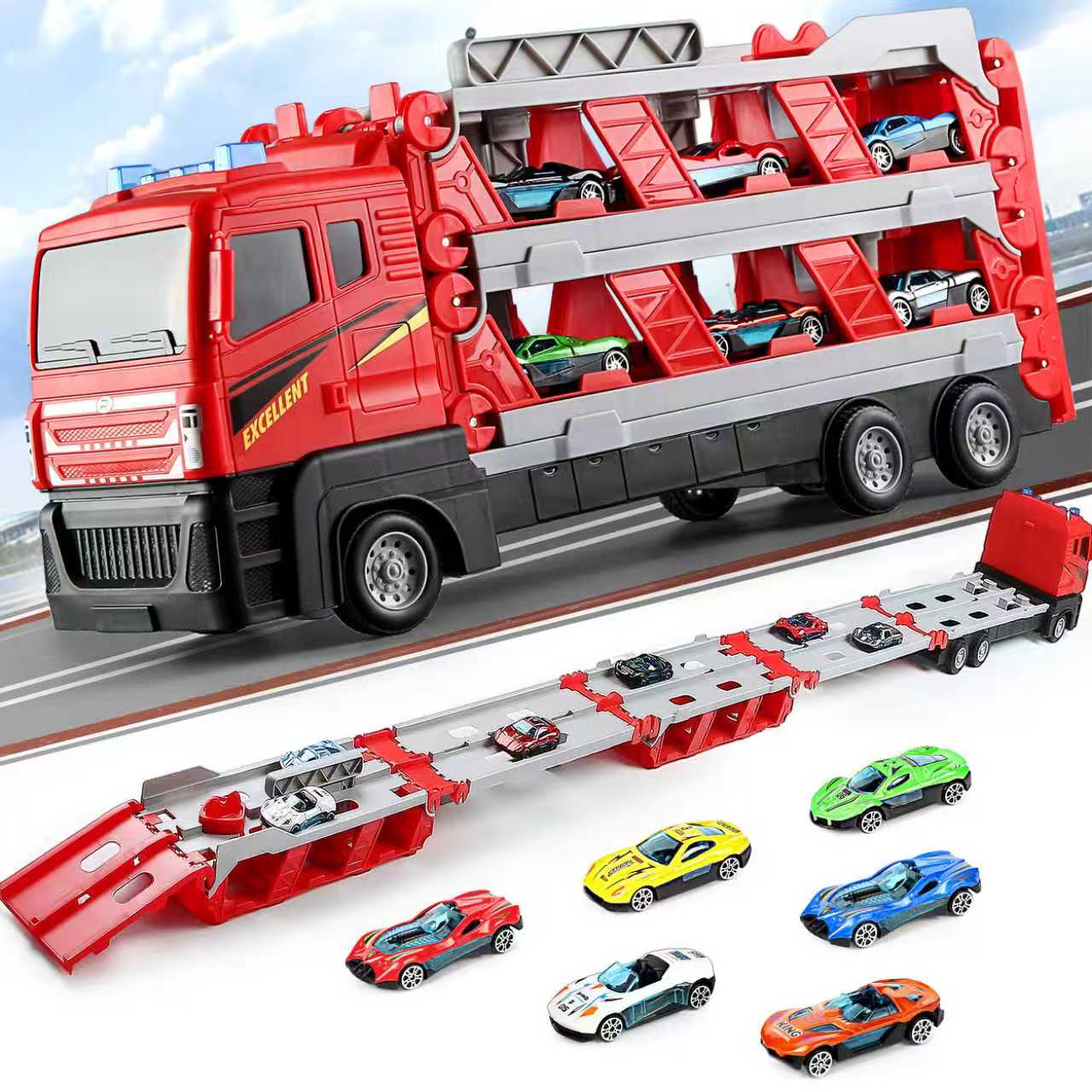Katlanır Araba Taşıyıcı Kamyon - Kids Toys Vehicle incelemesi ve fiyatı