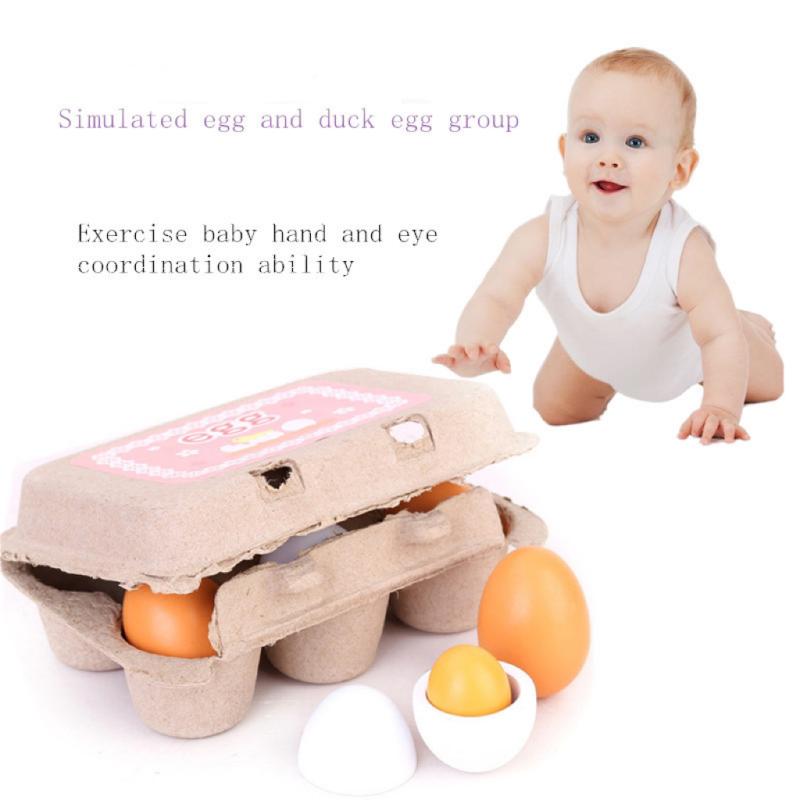 6 Adet Mutfak Ahşap Yapay Yumu - Kids Toys Play Egg incelemesi ve fiyatı