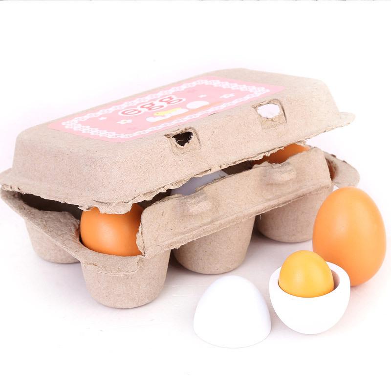 6 Adet Mutfak Ahşap Yapay Yumu - Kids Toys Play Egg incelemesi ve fiyatı