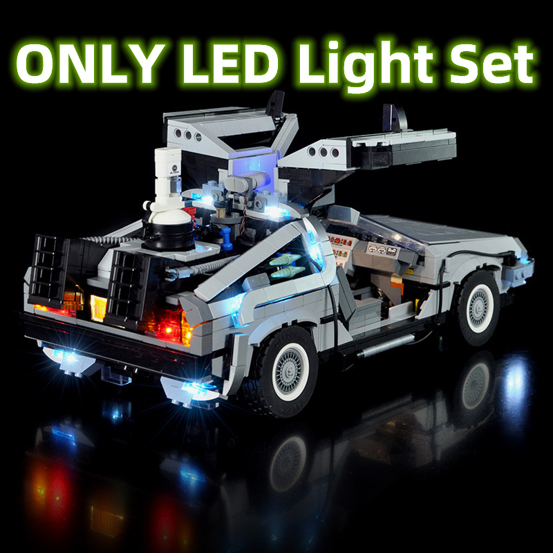 DeLorean 110394 için MOC LED ı - Lego Building Blocks incelemesi ve fiyatı