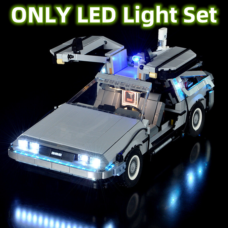 DeLorean 110394 için MOC LED ı - Lego Building Blocks incelemesi ve fiyatı