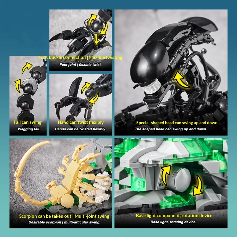 Sıcak Satış Alien Canavar Xeno - Xenomorph Kids Toys incelemesi ve fiyatı