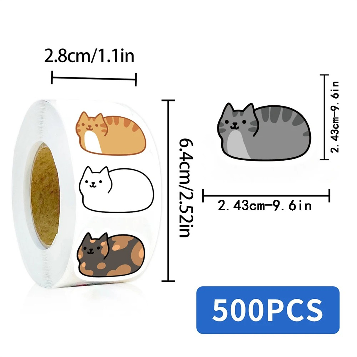 500 adet karikatür kedi çıkart - Kids Toys Names incelemesi ve fiyatı
