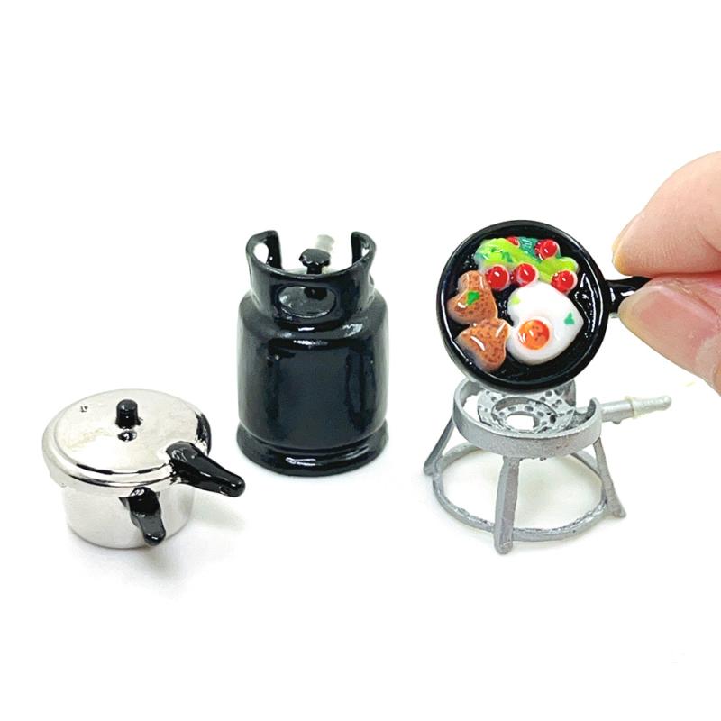1/12 Dollhouse Mutfak Seti Min - Kids Toys Play Egg incelemesi ve fiyatı