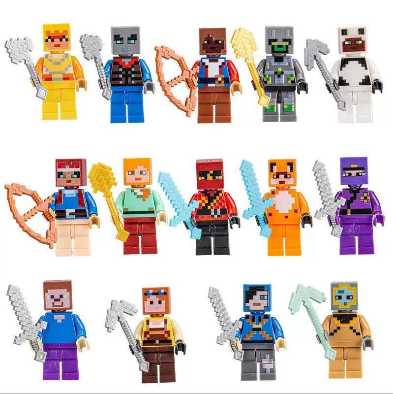 30/60 adet Karikatür Minecraft - Lego Building Blocks incelemesi ve fiyatı