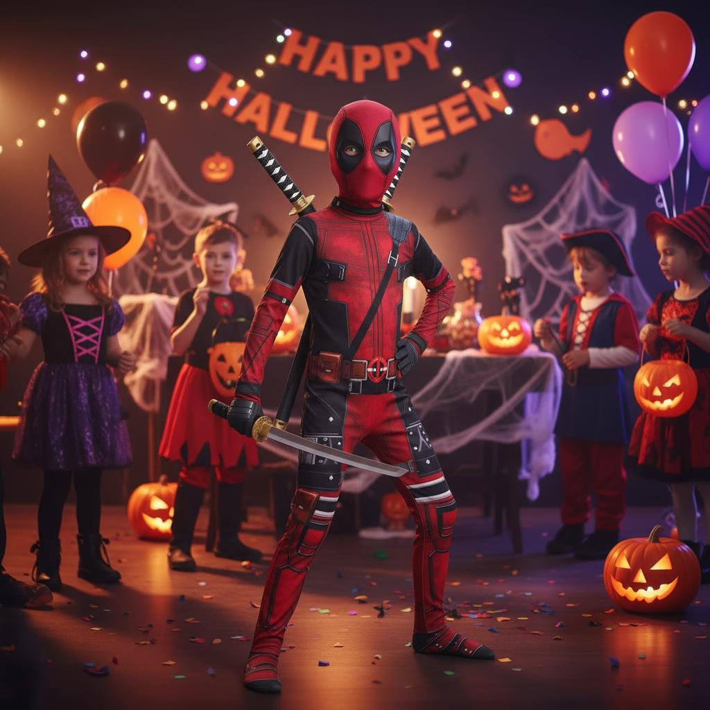 3-12Y Çocuklar Deadpool Kostüm - Kids Toys Set incelemesi ve fiyatı