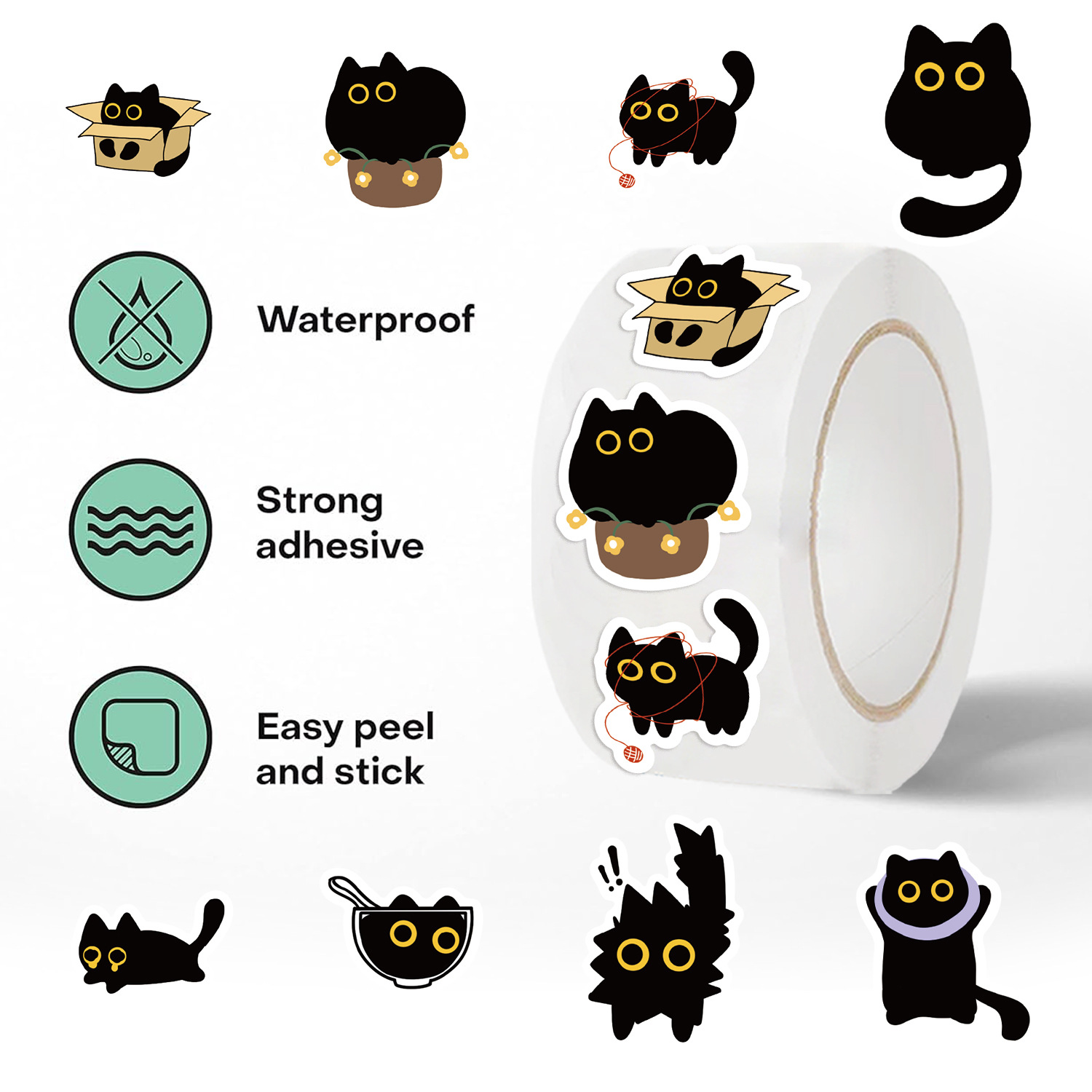 100-500 Adet Karikatür Kedi Ru - Kids Toys Names incelemesi ve fiyatı
