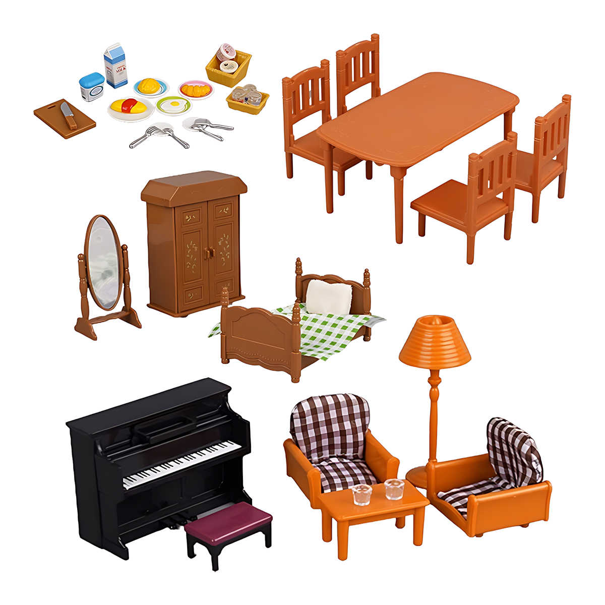 Minyatür Mobilya 1:12 Dollhous - Kids Toys Kitchen Set incelemesi ve fiyatı